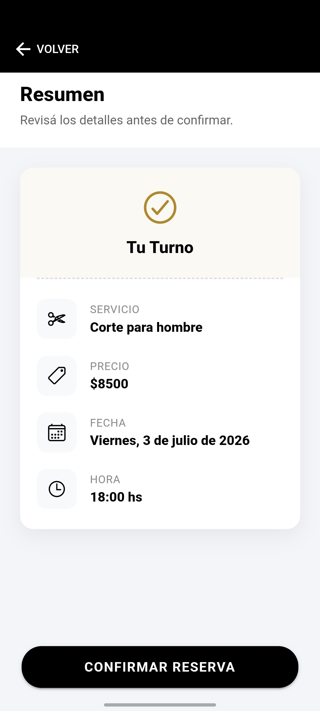 App Móvil para Peluquería