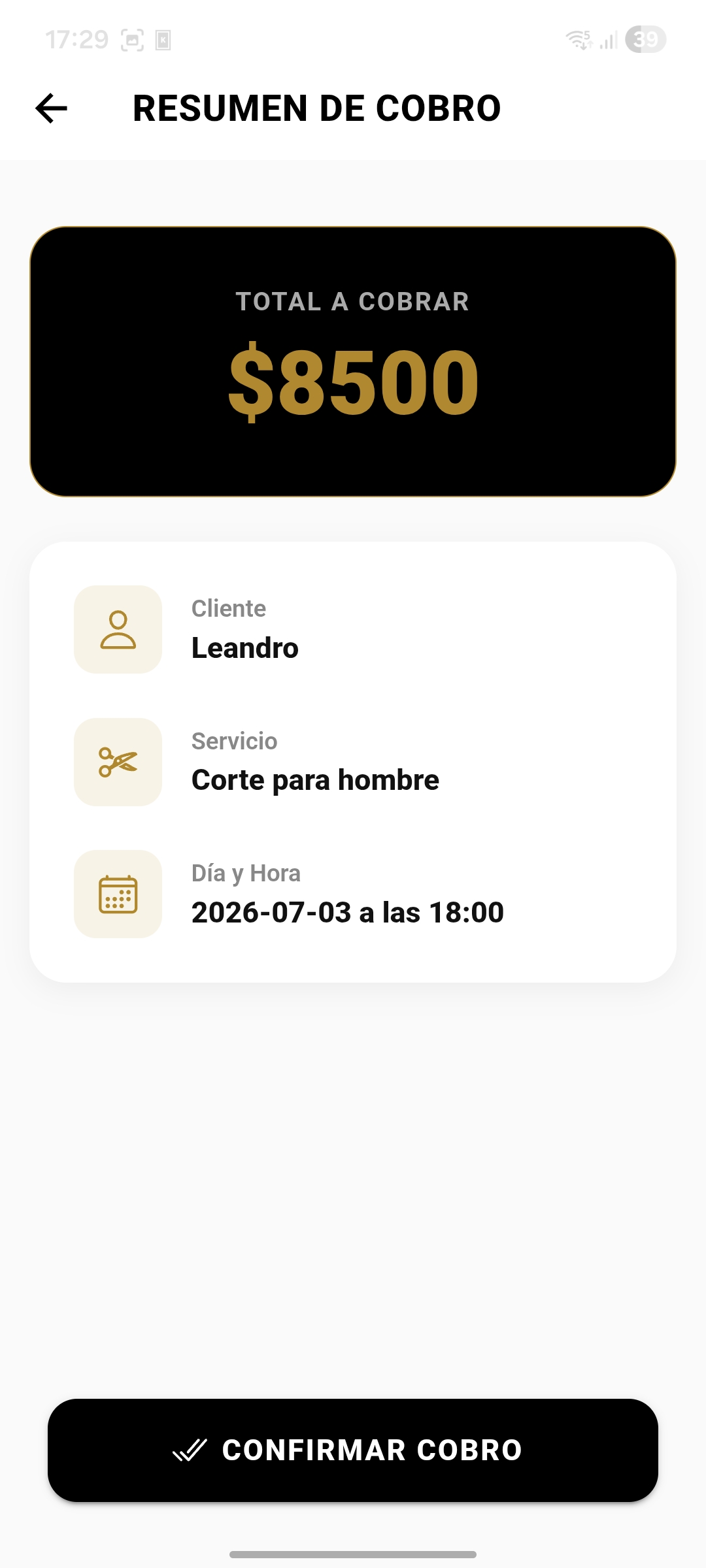 App Móvil para Peluquería